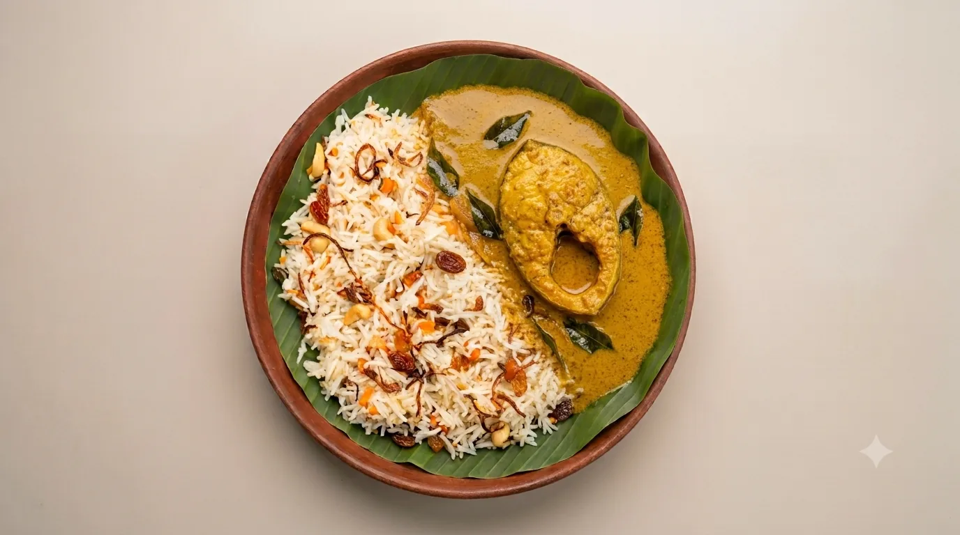 Ghee Rice - Fish