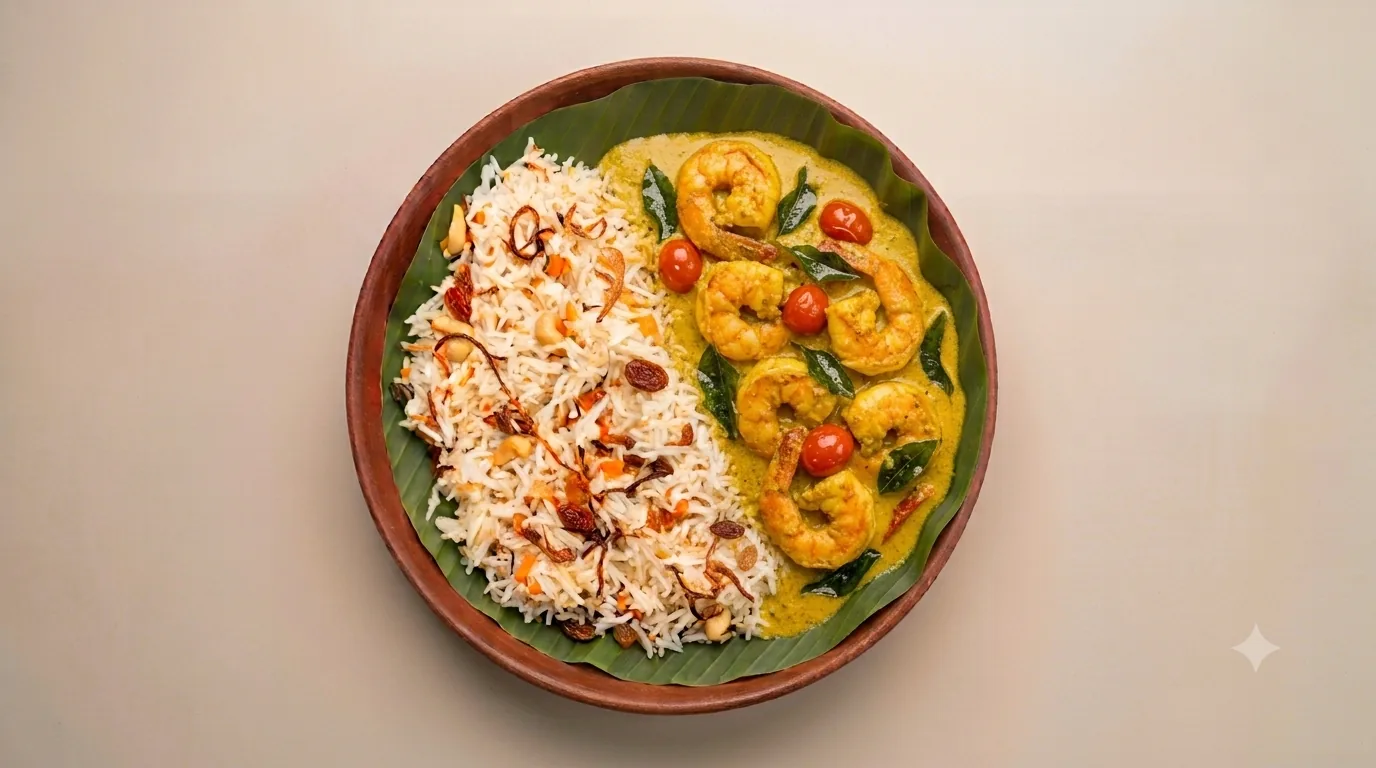 Ghee Rice - Prawns